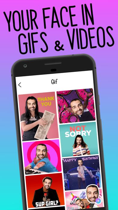 Faces - video, gif for texting iOS