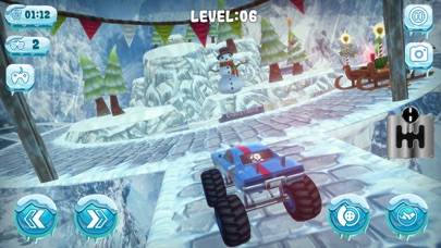 Chrismas Mountin Monster Truck iOS