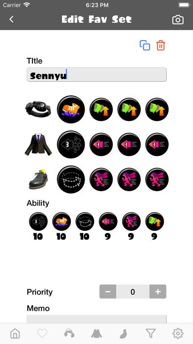 Gear DB for Splatoon 2 /GearDB iOS