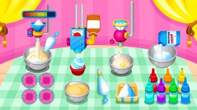 Cooking colorful cupcakes game iOS