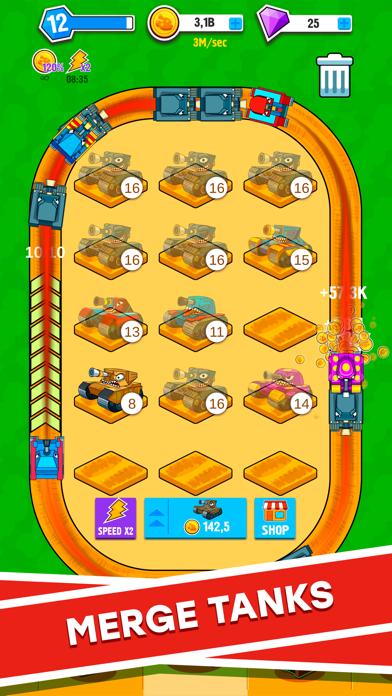 Tank Merge: Idle Tap Clicker iOS