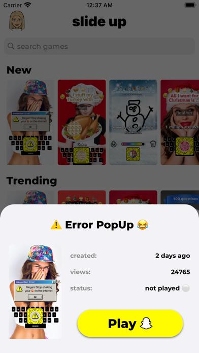 Slide Up iOS