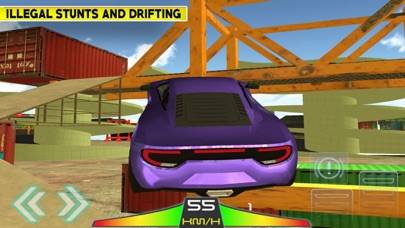 Drifting Car In Sea Port iOS