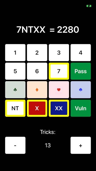 Bridge Scoring Helper iOS