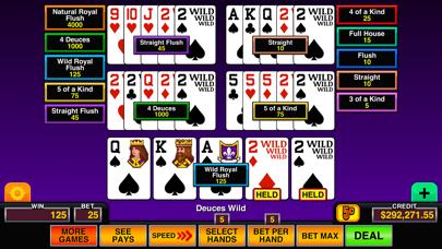Spin Poker Deluxe iOS