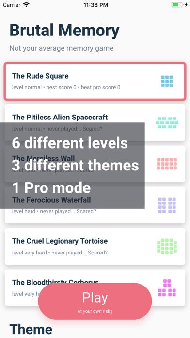 Brutal Memory iOS