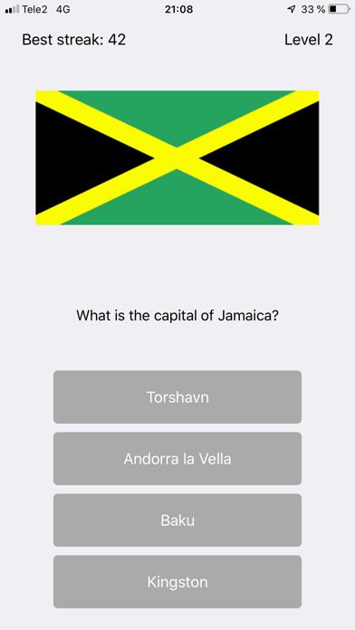 Capital City Quiz World Flags iOS