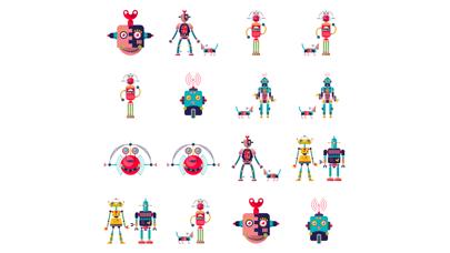 Robots Pair Memo for kids iOS