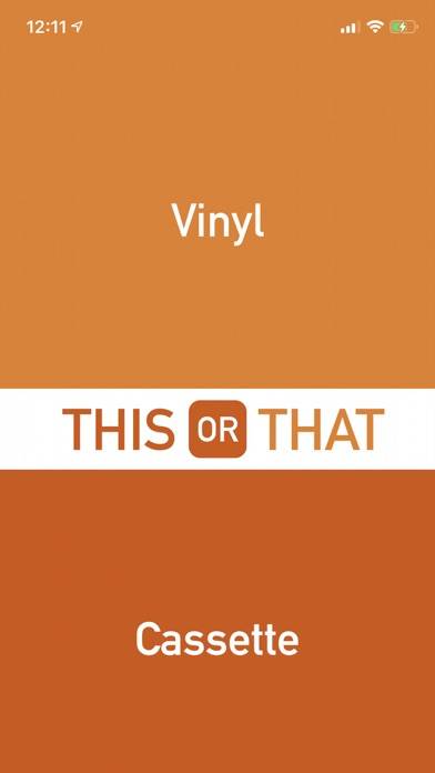 This or That App iOS