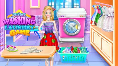 Olivias washing laundry game iOS