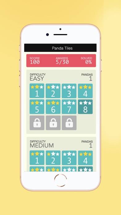 Panda Tiles Puzzle iOS