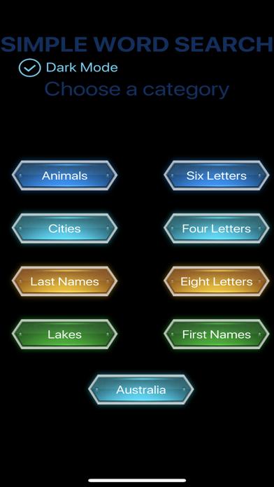 Simple Word Search for iPhone iOS