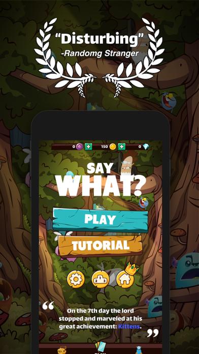 Say WHAT? Cards Against Cats iOS
