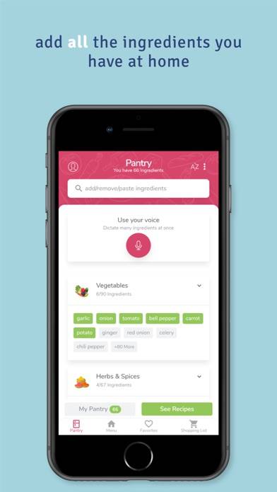 SuperCook Recipe By Ingredient iOS