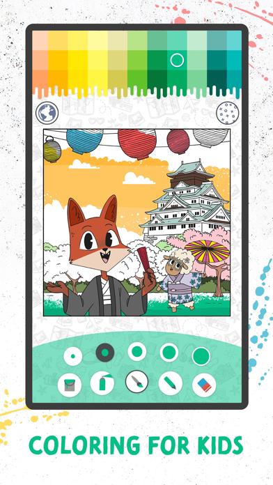 Coloring Fun with Fox & Sheep iOS