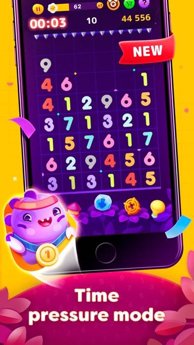 Numberzilla Number Puzzle Game iOS
