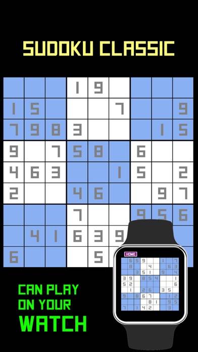Sudoku Classic : Watch & Phone iOS
