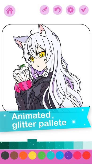 Kawaii Anime Coloring Book iOS
