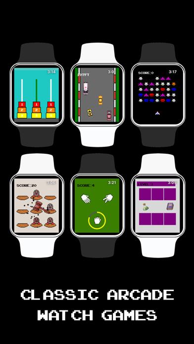6 Classic Arcade Watch Games iOS