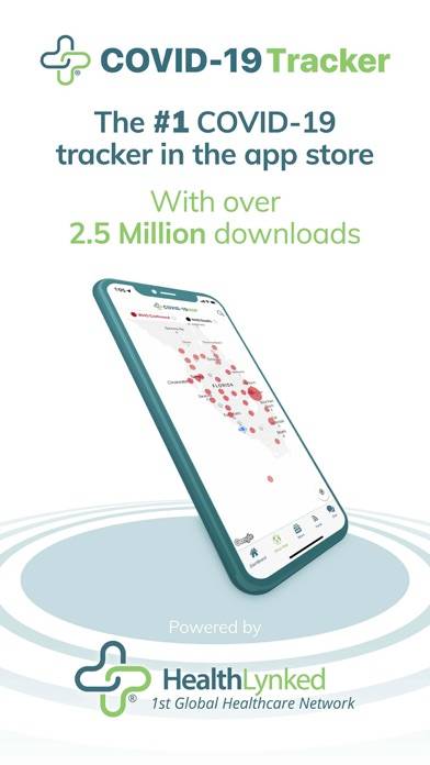 HEALTHLYNKED COVID-19 Tracker iOS