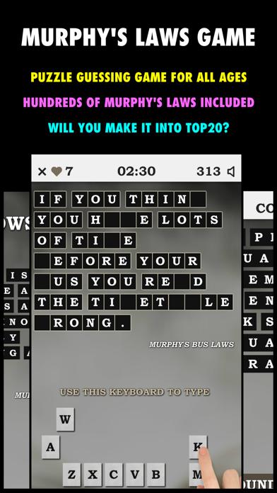 Murphy Laws Guessing Game PRO iOS