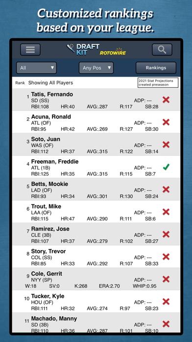 Fantasy Baseball Draft Kit '21 iOS