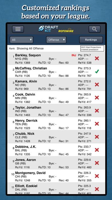 Fantasy Football Draft Kit '21 iOS
