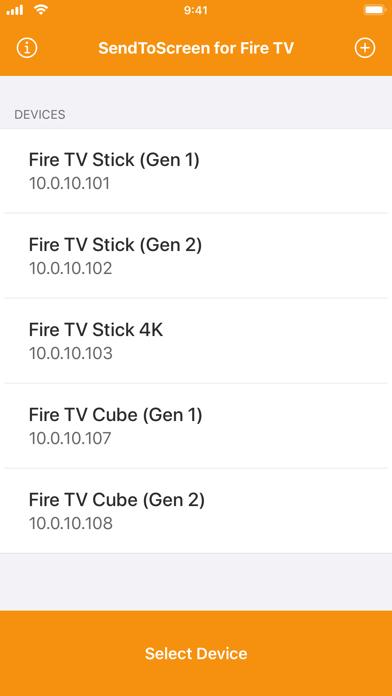 SendToScreen for Fire TV iOS
