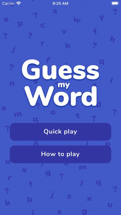 Guess My Word iOS