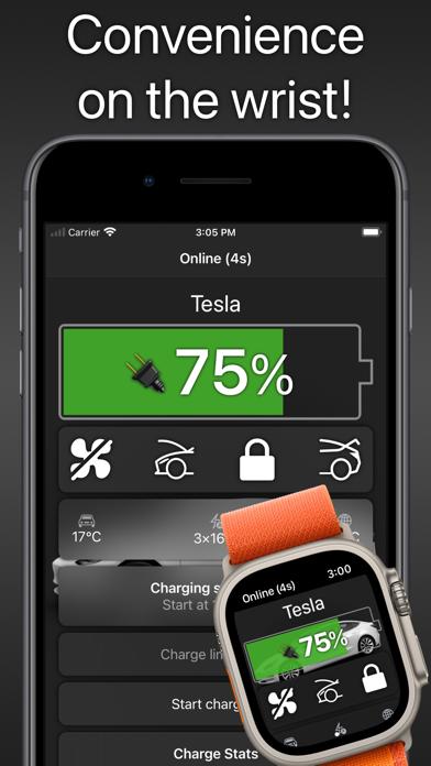 Watch app for Tesla iOS