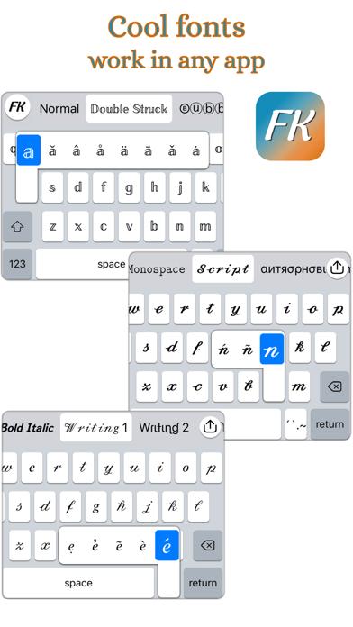 Fonts Keyboards iOS