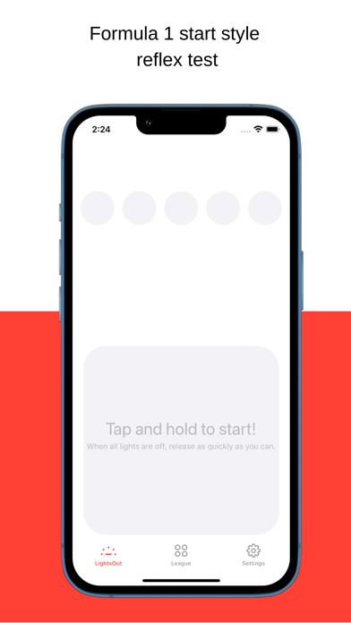 LightsOut: Reflex Test iOS