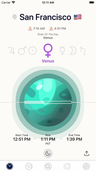 Planetary Hours plus Widget iOS