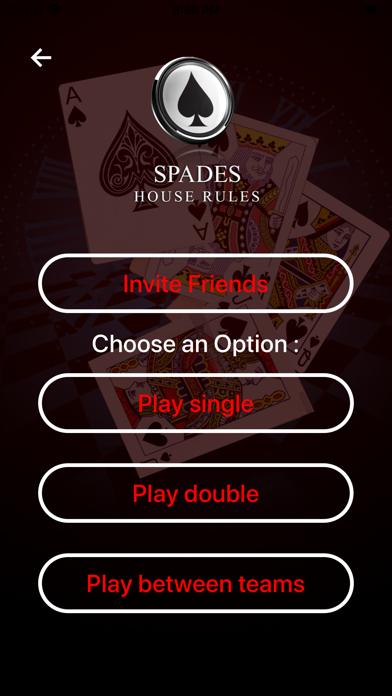 Spades House Rules iOS