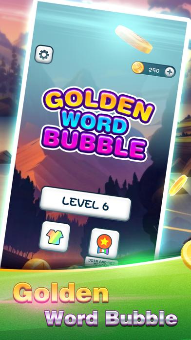 Golden Word Bubble iOS