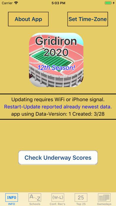 Gridiron 2020 College Football iOS
