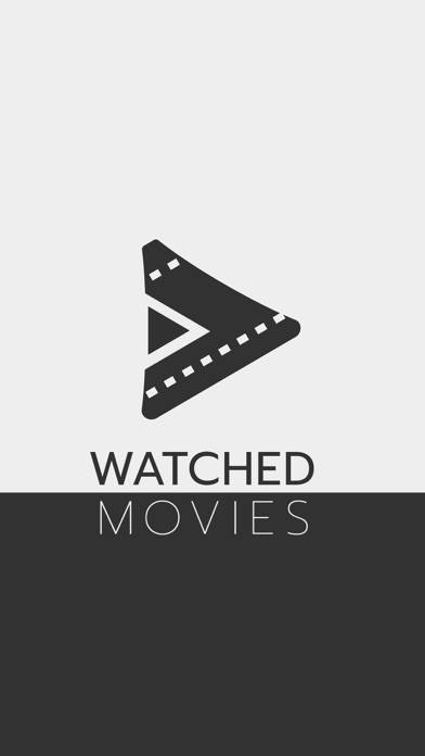 Watched Movies iOS