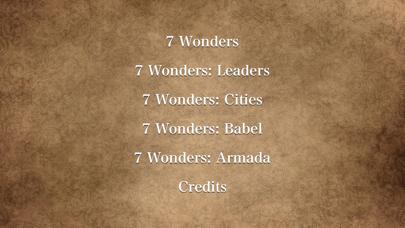 7 Wonders: Score Table iOS
