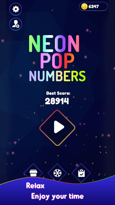 Neon Pop Numbers iOS