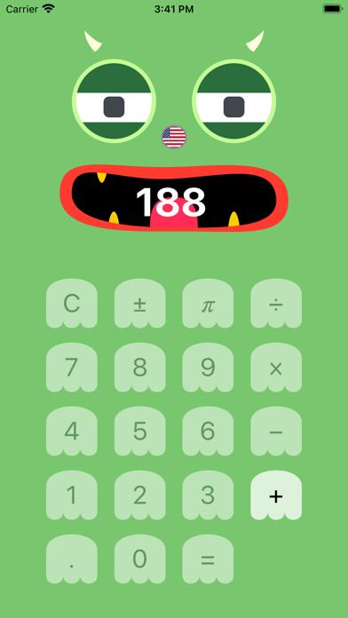 Monster calculator kid toddler iOS