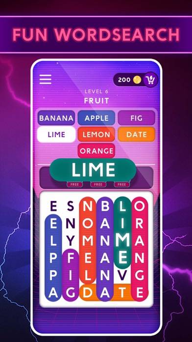 Thunder Word Search Puzzles iOS
