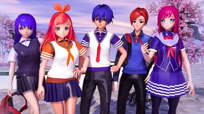 Anime School Girl Love Life 3D iOS