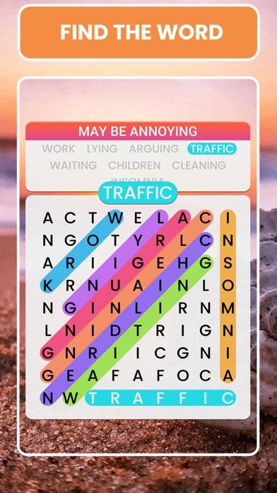 Word Rainbow Search iOS