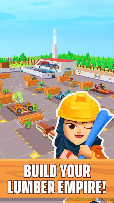 Lumbermill Wood Craft Tycoon iOS
