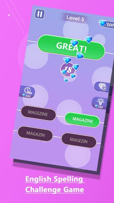 Word Spelling Challenge iOS