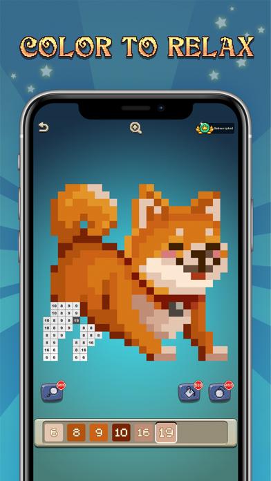 Pixel Art Gallery: paint color iOS