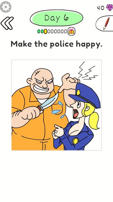 Draw Happy Police! iOS