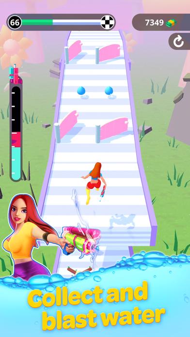 Squirt Gun Girl: Garden Runner iOS