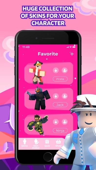 Skinblox Skins For Roblox By Iavn Yulyk App Review Rating Downloads Appsmenow - pro ninja roblox roblox skin