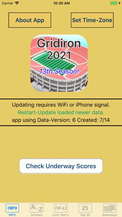 Gridiron 2021 College Football iOS